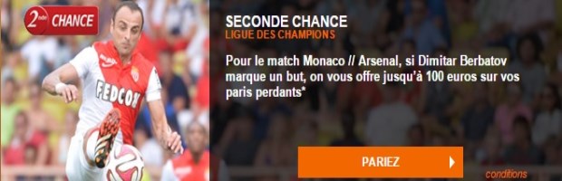 Seconde Chance Monaco Arsenal