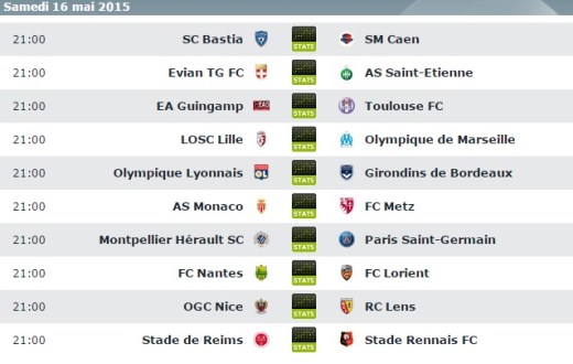 Matches Ligue 1 Combi Assuré