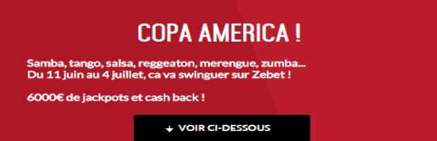 Challenge Copa America sur Zebet