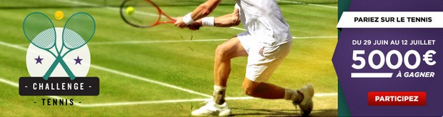 Challenge tennis de Wimbledon avec Betclic
