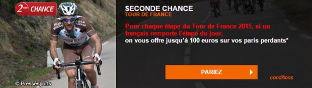 Seconde chance Tour de France avec PMU.
