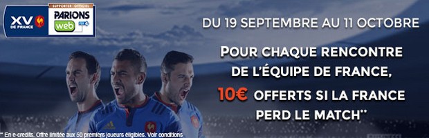 La Consolante Bleus Rugby sur ParionsWeb