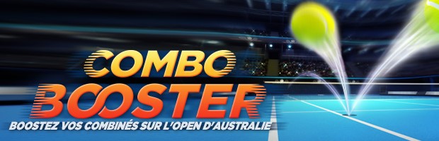 Combo Booster sur l'Open d'Australie avec Winamax