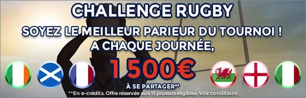 challenge rugby tournoi RBS sur parionsweb