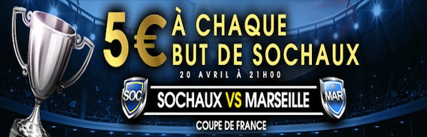 Sochaux - Marseille en Coupe de France sur Netbet