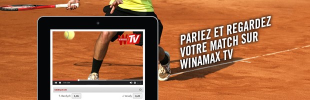 Sport en streaming direct avec la Winamax TV