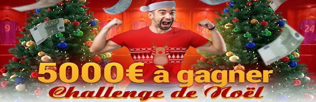 5.000€ en jeu pour le Challenge Foot de Noël de France Pari