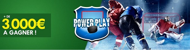 Misez sur le hockey US en combiné grâce au Power Play d'Unibet