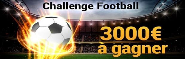 3.000€ en jeu sur France Pari pour le Challenge Foot de février