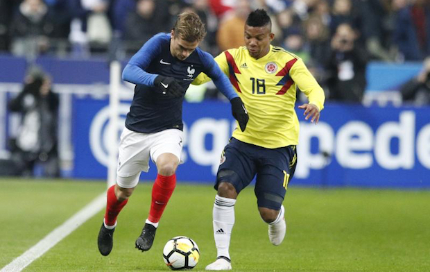 Griezmann et l'attaque de l'équipe de France n'ont pas démérité contre la Colombie
