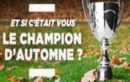 Challenge foot sur Betclic : Devenez le champion d'automne, 6 000 euros offerts