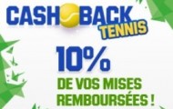 Cashback Tennis sur Unibet : 10% de vos mises sur le tennis vous sont reversés en paris gratuits