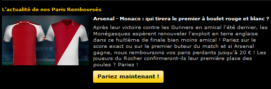 Arsenal Monaco Bwin.fr