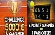 2 offres Grand Chelem sur NetBet : 5000 € + des paris gratuits à gagner en pariant sur Roland Garros