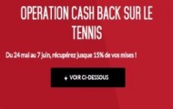 Opération cashback sur le tennis avec Zebet : récupérez jusqu’à 15% de vos mises perdantes