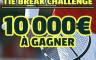 Tie Break Challenge sur France Pari : 10.000€ pour les 50 meilleurs parieurs de terre battue