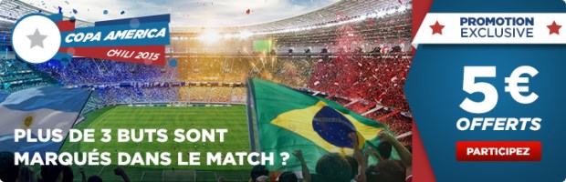 Paris offerts Copa America sur Betclic