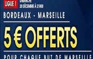 Bordeaux-Marseille le 20 décembre sur NetBet Sport : 5€ offerts pour chaque but de l'OM