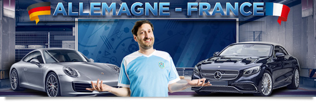 Winamax met en jeu une voiture à l'occasion de France-Allemagne