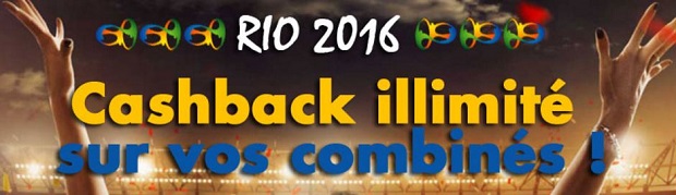 Cashback illimité pour les jeux de Rio avec Joa du 26/07 au 25/05