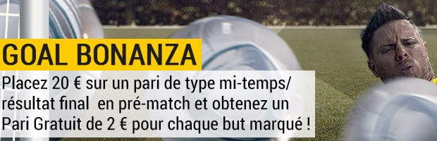 Offre Goal Bonanza avec Bwin.fr