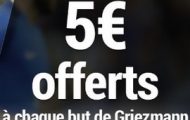 Misez sur France/Bulgarie le 7 octobre 2016 avec France Pari : 5€ offerts par but d'Antoine Griezmann