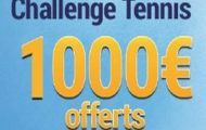 Challenge tennis pour le Masters de Londres avec France Pari : 1.000€ mis en jeu du 13 au 20 novembre