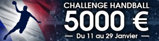 Jackopt de 5.000 euros à partager sur Netbet pour le mondial 2017 de handball