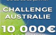 Misez sur l’Open d’Australie 2017 avec Parions Sport du 22 au 29 janvier et empochez votre part des 10.000€