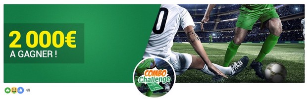 Pariez en combo sur le foot avec Unibet en avril