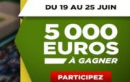 Pariez avec Betclic.fr sur les matchs de tennis du 19 au 25 juin 2017 : 5.000€ en jeu + des tickets de poker