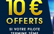 Pariez sur la F1 avec NetBet jusqu'au 26 novembre 2017 : 10€ remboursés si votre pilote termine à la 2ème place