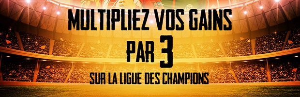 Remportez jusqu'à 100 € sur la Champions League avec France Pari du 31/10 au 3/11