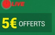 Misez sur le Multiplex de L1 le 20 décembre 2017 avec Unibet.fr : 5€ remboursés sur un pari Live perdant