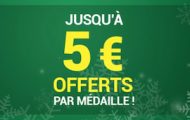Pariez sur les JO de Pyeongchang avec Unibet : Gagnez entre 2€ et 5€ à chaque médaille française