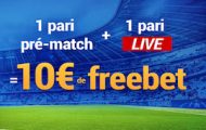 Quarts de finale aller de la LdC sur France Pari : 1 pari prématch et live placés = 10€ offerts du 2 au 4 avril 2018