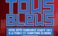 Faites un dépôt sur Winamax du 31/05 au 14/06 : jusqu'à 100€ offerts si la France remporte le Mondial 2018