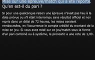 J’ai misé sur un match reporté ou annulé avec Bwin : va-t-on me rendre ma mise ? Le pari reste-t-il valide ?