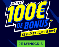 Bonus de 100 euros Parions Sport