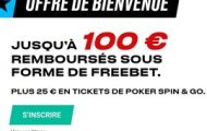Bonus PokerStars Sports : profitez de 100€ remboursés sur votre premier pari perdant et 25€ pour le poker