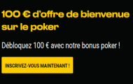 Offre de bienvenue de Bwin Poker : votre premier dépôt doublé jusqu’à 100€ à l'inscription