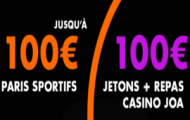 Bonus JOA Bet de bienvenue : un pari de 100€ remboursé + 100 euros en cadeau