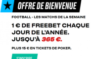 Bonus PokerStars Sports : profitez de 365€ offerts à l'inscription sur le site de paris sportifs et 15€ pour le poker